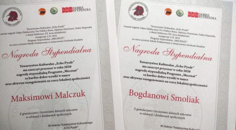 Bogdan i Maksim z Naddniestrza stypendystami Echa Pyzdr!